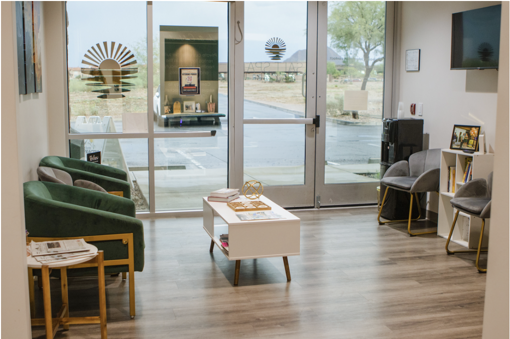 Lobby area at the Anthem office location